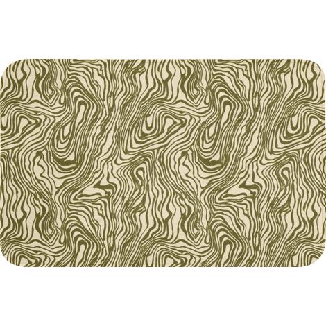 ALFOMBRILLA PARA EL VÁTER Abstracto - Mármol - Verde 80x50 cm