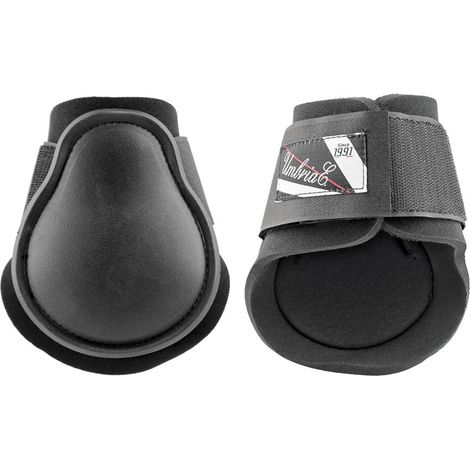 Pony, Rosso: Coppia di paranocche in neoprene con rinforzo in plastica e chiusura in tessuto a strappo