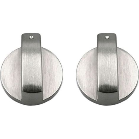 2/4 Pcs Universal Metal Cooker Oven Hob Rotary Control Knobs (1/5)