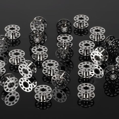 25 Pcs machine a coudre accessoires,couture accessoires,canette machine a coudre,adapté pour les machines à coudre à bobine. (métal) (1/5)