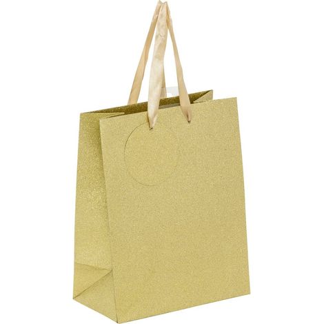 Borsa regalo in paillettes, piccola, oro - Atmosphera créateur d'intérieur