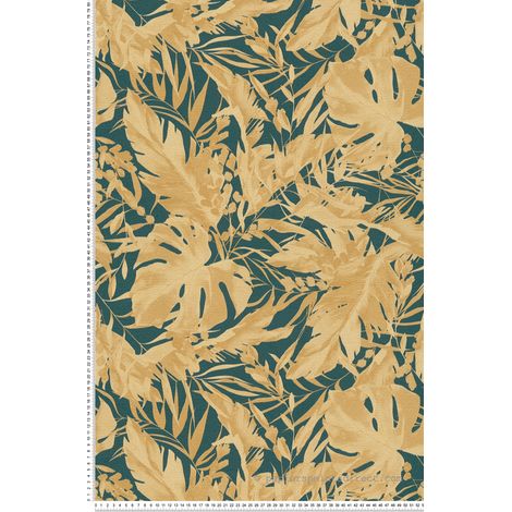 Papier peint Jungle Bleu canard Cosmoliving A.S. Création (1/5)