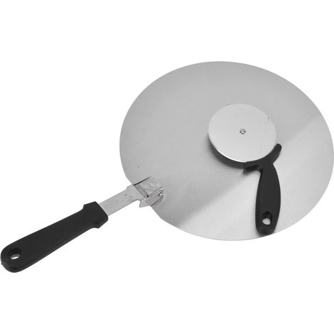 Pelle à Pizza en Acier Inoxydable, Coupe-Pizza et spatule à Pizza avec poignée Pliable pour Restaurant de Cuisine(12in) (1/5)