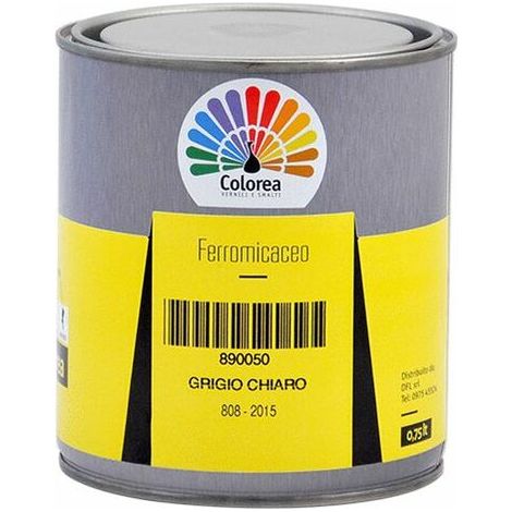 SMALTO FERROMICACEO GRIGIO SCURO LT 0,750 COLOREA