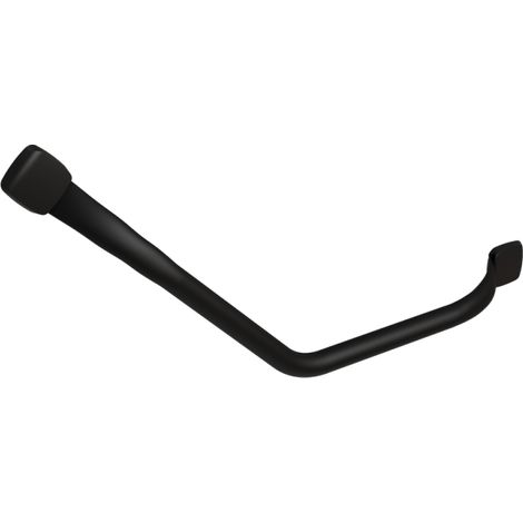 Barre d'appui coudée 135° PELLET Mana Noir mat (1/3)