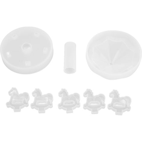 Moule Silicone Souple Épais pour Carrousel - Forme pour Résine Époxy DIY et Artisanat (1/5)