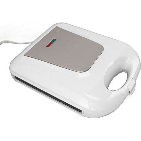 Machine à donuts 1400W, prise US 110V, 16 donuts, antiadhésive, pour mini-crêpes, idéale pour le petit-déjeuner, les goûters et les desserts (blanche). (1/5)