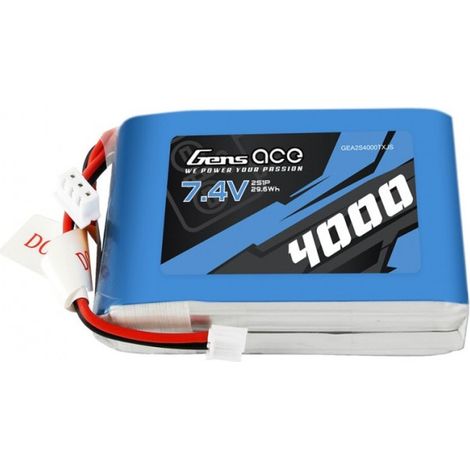 Batterie LiPo Gens Ace 4000 mAh 7,4 V 1C