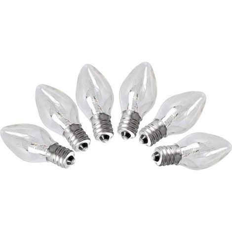 Lot de 6 Ampoules E12 15 W pour Lampe en Sel de l’Himalaya – Éclairage Décoratif Chambre, Compatible 220–240 V (1/4)