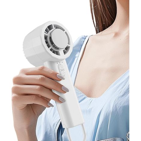 Ventilateur À Main Souffleur 3 Vitesses USB Rechargeable (1/5)