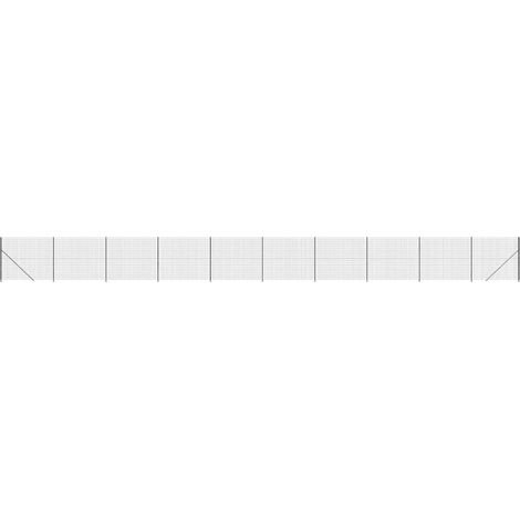 Metallzaun mit Anthrazit-Fittings 1,8x25 m
