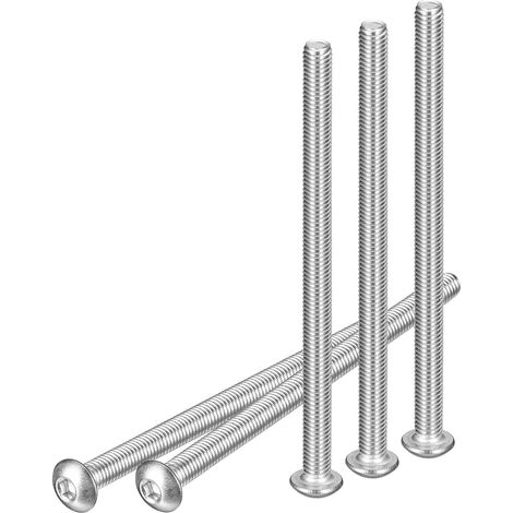 Vis à Tête Cylindrique à Six Pans M5-0,8x80mm Acier Inox 304 10pcs (1/5)