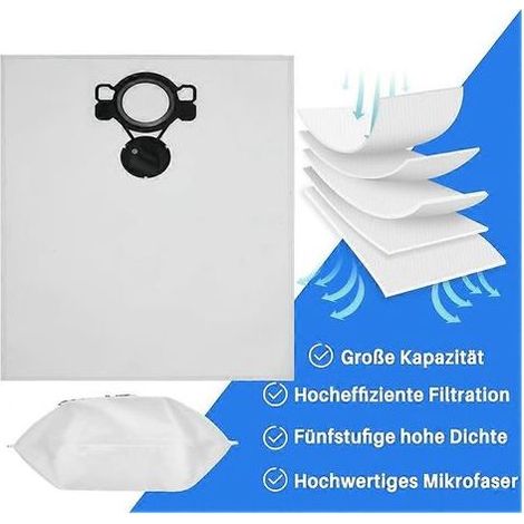 Sacs pour aspirateurs Makita VC2000L, VC2010L, VC2012L, VC2511L et VC2512L sacs à poussière pour aspirateurs Nilfsk Alto Aero20/21/25/26/31.
