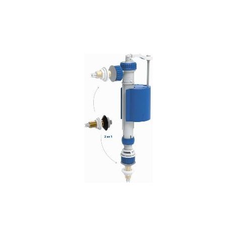 FPLUS grifo flotador duo compact , El grifo flotador compacto de alimentación lateral o inferior de cierre por pistón modelo Dúo Compact de Idrospania, está fabricado con polímeros