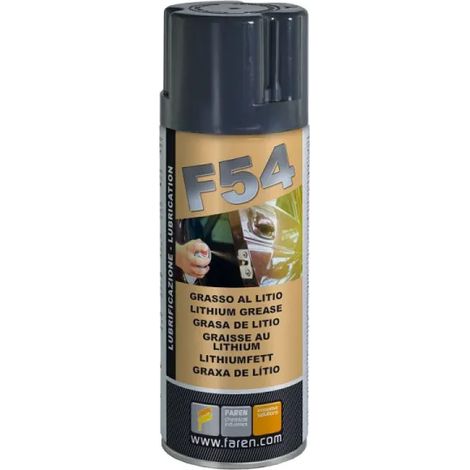 Lubrifiant en spray F54 Graisse au lithium Faren Bidon de 400ml - .325 - 1,3 - 72