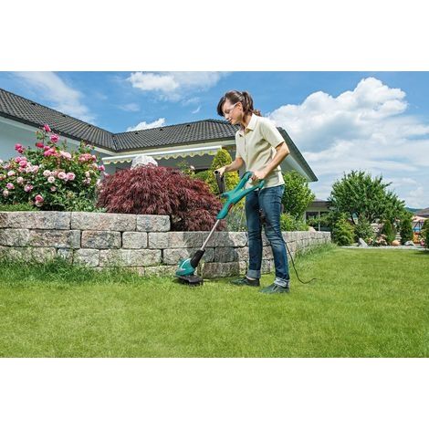 Bosch F016800351 Nachfüllpackung und integrierte 6-m-Spule mit 1,6 mm Durchmesser Trimmerfaden für Rasentrimmer (1/2)