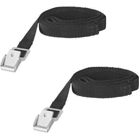 Cinghie di ancoraggio con fibbia in metallo 18 x 150 cm - set da 2 pezzi (1/5)