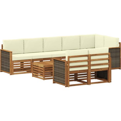 Sofa Sets Solid Acacia Wood vidaXL (1/5)