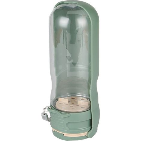 500ML Gourde Chien, Portable Bouteille d'eau pour Chien, 180° Pliable Bouteille Chien avec Filtre à Charbon Actif, Distributeur Eau Chiens (1/4)