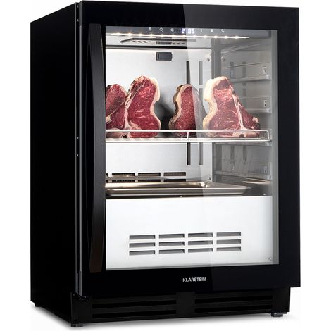 Cave de maturation - Klarstein steakhouse pro 98 onyx - pour viande - 1 zone - 98 l - 1-25°c - touch panorama (1/5)