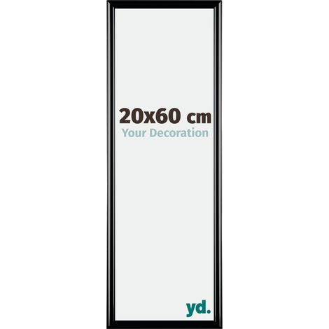 yd. - Cadre photo 20x60 - Noir Brillant - Plastique - Bordeaux (1/5)