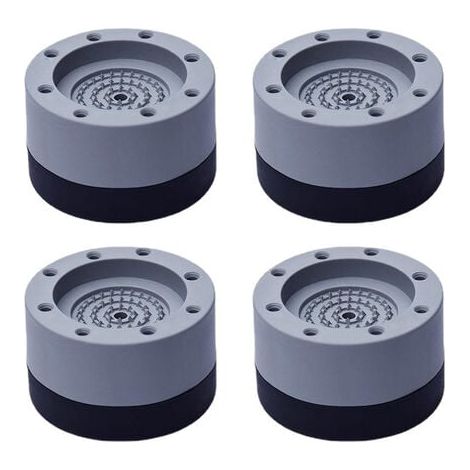 INHHUB 4 pezzi cuscinetti antivibranti, piedini in gomma per lavatrice, cuscinetti per lavatrice, cuscinetti antivibranti, per lavatrice e asciugatrice (aumentano l'altezza) (1/4)