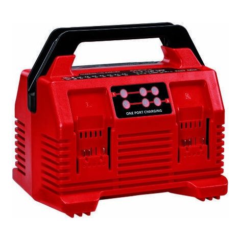 Einhell 2x2 Power X-Quattrocharger 4A Caricabatterie 18 V doppio a 4 porte (1/5)