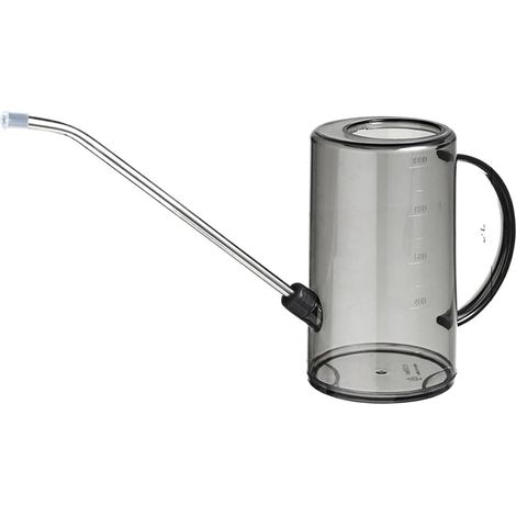35oz/1L Gießkanne aus Kunststoff mit langem Ausguss - Mini-Gartengießkanne für Zimmer- und Gartenpflanzen, Sukkulenten und Blumen (Grau) (1/5)