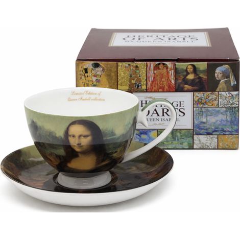 Mona Lisa Porzellantasse und Untertassen - Geschenkset (1/5)