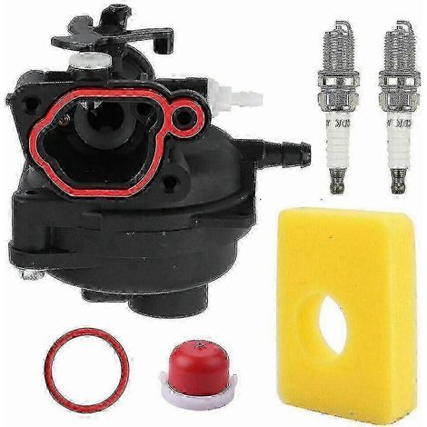 Lot de 1 kit de réparation carburateur – pour Briggs & Stratton – 300e 450e – montage facile et rapide sur le moteur – réglage précis du mélange air-carburant (1/5)
