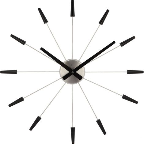 NeXtime Wanduhr 2610ZW Ø 58 cm Innenbereich