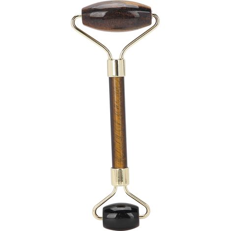 Rouleau de Jade Authentique pour Soin Visage Anti-Âge et Massage Contour des Yeux (1/5)