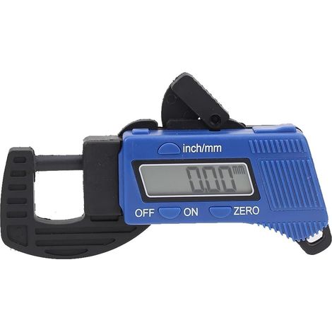 Micromètre Support de micromètre numérique 0-25 mm Écran LCD Micromètre extérieur électronique avec ligne d'échelle 0,01 mm Outil de jauge d'étrier de haute précision(0-12.7mm) (1/5)
