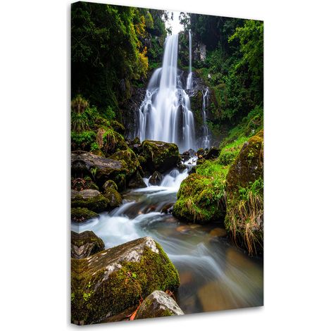 Stampe su Tela, Paesaggio cascata montagne natura, 30x45 (1/5)