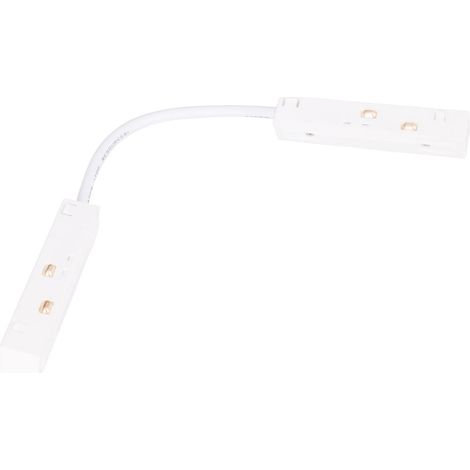 Connettore alimentazione per due binari angolare bianco Maxlight (1/2)