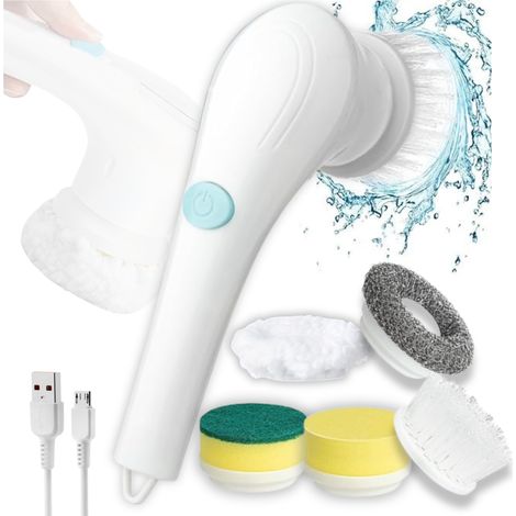CEPILLO ROTATIVO EL脡CTRICO BLANCO 5 EN 1