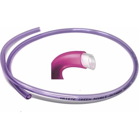 Durite essence violette translucide double épaisseur haute qualité spéciale sans plomb Hydrocarbure Huile Tuyau Carburant, Ø6mm x 1 mètre