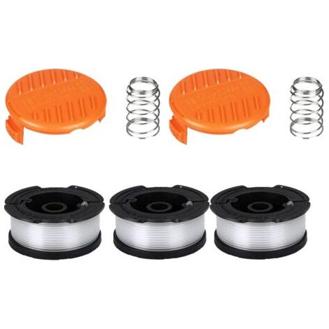 Bobine de coupe-bordure 1,65 mm – Résistant à l'usure – Alimentation automatique – Coupe efficace – Compatible avec tondeuses Black & Decker (1/5)