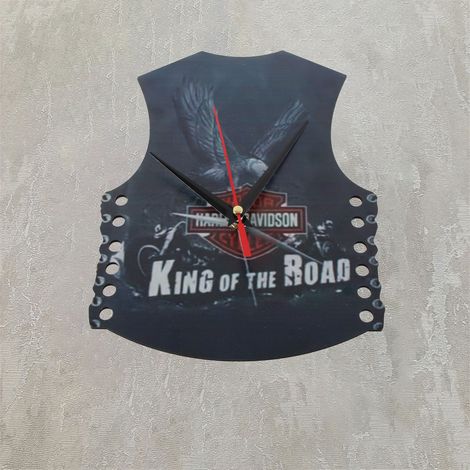 Cloche de moto pour gilet, pendentif horloge de fenêtre suspendue, accessoires et artisanat pour la maison (1/5)