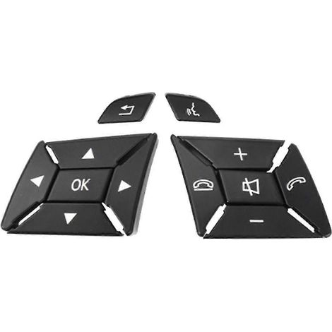 Commandes multifonctions au volant pour Mercedes Classe ML W166 W292 (références 1669052800 et 1669052900), couleur noire. (1/5)