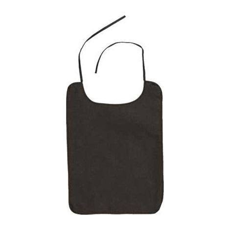 Babero para adultos no tejido VALENTO Ginger Negro 32 x 42 cm