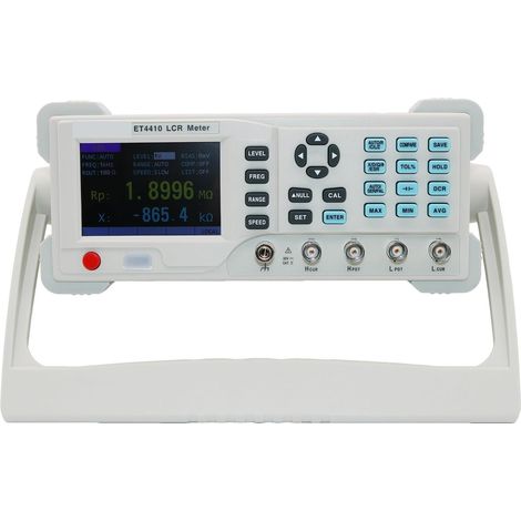 ET4401 ET4410 LCR Testeur de Pont numérique de Table Compteur LCR de Bureau Capacité Résistance Impédance Inductance Mesure Compteur(ET4410) (1/5)