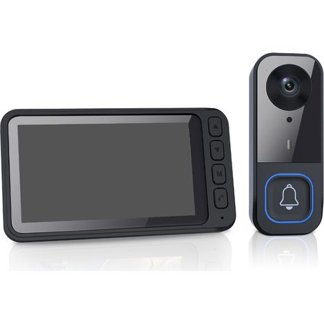 Système de surveillance de sécurité avec sonnette audio-vidéo en temps réel et vision nocturne-AquaForge