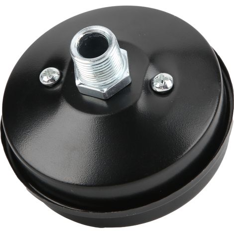 Silencieux de compresseur d'air, boîtier en fer plat, petite entrée de filtre à couplage direct G3/8 16,2 mm (1/5)