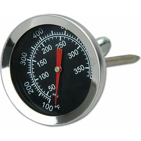 Ofenthermometer aus Edelstahl, BBQ-Grill-Raucherthermometer, 50–350 °C, 100–700 ℉ (Typ A 350 °C)