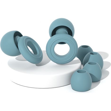 Bouchons d'oreille anti-bruit avec étui (1/5)
