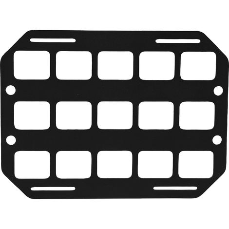 Ortviai Panneau MOLLE pour plateau de camion en aluminium haute résistance 152 x 203 mm – fixation sur rail L (1/5)