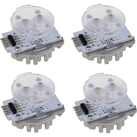 Novy – Spot encastrable dualux 4 pièces – Lumière blanche chaude – 10W – 230V – Pour plafond et mur – 906310 (1/3)
