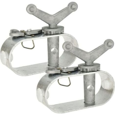 Pair Lntyq 2 pcs Tendeurs pour Corde de Piscine Tendeur de Câble de Serrage pour Bâche de Piscine Treuil de Couverture de Piscine, Tendeur de Corde Treuil Construit en Aluminium Tendeur Couverture Hiv (1/5)