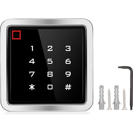 Contrôleur d'accès étanche IP65 lecteur RFID 125KHz clavier tactile ouvre-porte mot de passe (1/5)